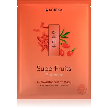 KORIKA - Superfruits Goji Anti-Aging Sheet Mask - Anti-aging plátýnková maska - 25.0g