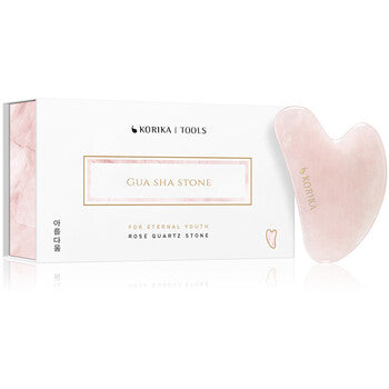 KORIKA - Gua Sha Stone ( pink ) - Masážní kámen z růženínu
