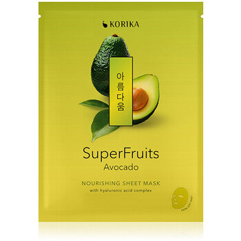 KORIKA - Superfruits Avocado Nourishing Sheet Mask - Vyživující plátýnková maska - 25.0g