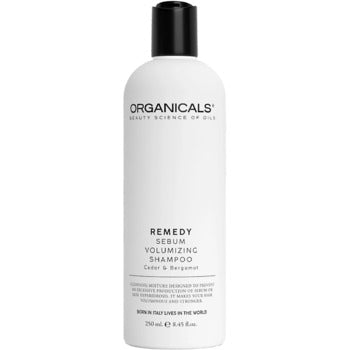 Organicals  - REMEDY Sebum Volumizing Shampoo Cedar & Bergamot - Objemový šampon pro zplihlé, snadno se masticí vlasy - 250ml