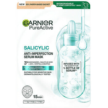 GARNIER - Salicylic Serum Mask - Maska proti nedokonalostem pleti - 1.0ks