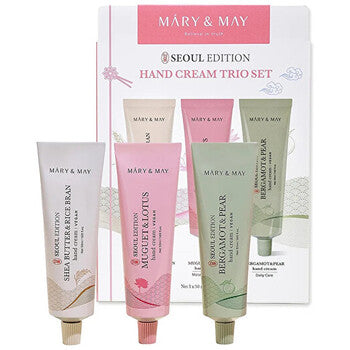 MARY & MAY - Seoul Edition Hand Cream Trio Set - Dárková sada
