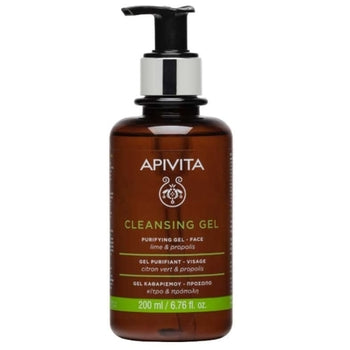 Apivita - Cleansing Gel Purifying Face Gel - Čistící gel pro mastnou a smíšenou pleť - 200ml