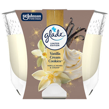 Glade - Vanilla Cream Cookies Candle - Vonná svíčka - 204.0g