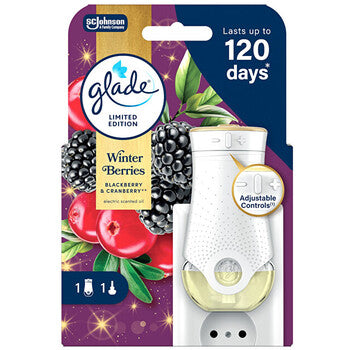 Glade - Winter Berries - Elektrický osvěžovač vzduchu + náplň - 20ml