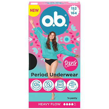 O.b. - Teens 152-164 - Menstruační kalhotky