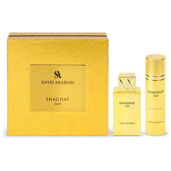 Swiss Arabian - Shaghaf Oud Dárková sada EDP 75 ml a tělový sprej 75 ml - 75ml