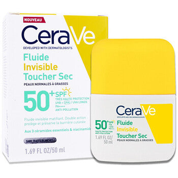 CeraVe - Dry Touch Fluid Sunscreen SPF 50+ - Matující ochranný fluid - 50ml