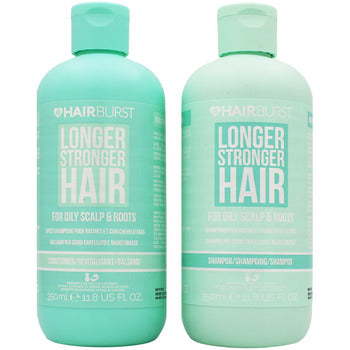 Hairburst - Longer Stronger Hair Oily Scalp & Roots Set - Sada na mastné vlasy - 350ml