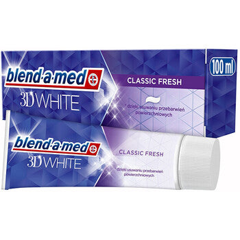 Blend-a-med - 3D White Classic Fresh - Bělicí zubní pasta - 100ml