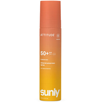 Attitude - Sunly Mineral Spray SPF 50 - Minerální opalovací krém ve spreji - 75ml