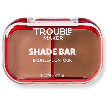 Trouble Maker - Shade Bar Bronze and Contour Palette - Paletka na tvář 2,2 g