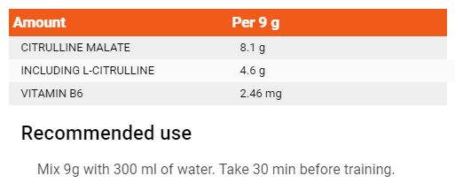 Citrulline Malate - 200 грама - Feel You