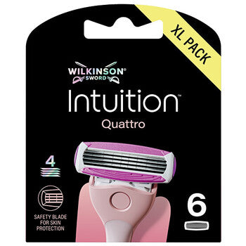 Wilkinson Sword - Intuition Quattro ( 6 ks ) - Náhradní hlavice
