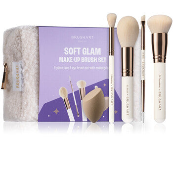 BrushArt - Soft Glam Face & Eye Brush Set - Dárková sada