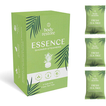 Body Restore - Fresh Tea Tree Shower Steamers Set - Sada aromatických tablet do sprchy