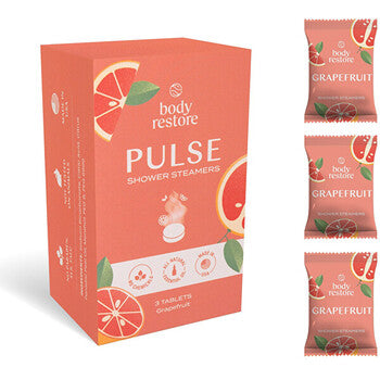 Body Restore - Grapefruit Shower Steamers Set ( Grapefruit ) - Sada aromatických tablet do sprchy - 3.0ks