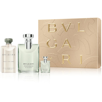Bvlgari - Bvlgari Pour Homme Dárková sada EDP 100 ml, miniaturka EDP 5 ml a sprchový gel 75 ml - 100ml
