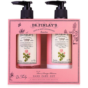 Accentra - Rose & Orange Blossom Dr. Finlay`s Hand Care with Pump - Dárková sada péče o ruce s pumpičkou