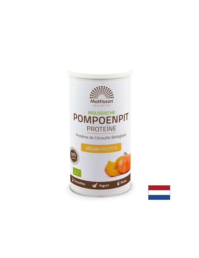 Органичен протеин от тиквени семки на прах 58%, 250 g Mattisson Healthstyle - Feel You