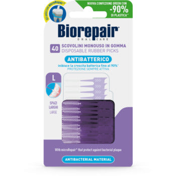 Biorepair - Disposable Rubber Picks L - Mezizubní párátka - 40.0ks