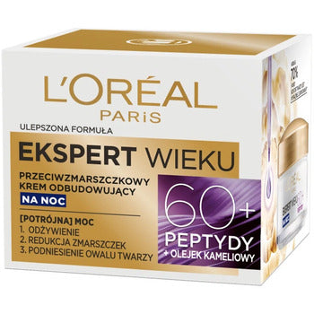 L´Oréal - Age Specialist 60+ Restoring Night Cream - Noční krém proti vráskám - 50ml