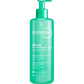 Bioderma - Intense Purifying Cleansing Active Foaming Gel - Čisticí pleťový gel - 400ml