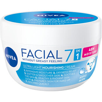Nivea - Facial Ultra Light Nourishing Cream - Výživný denní krém - 100ml
