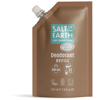 Salt-Of-The-Earth - Ginger & Jasmine Deo Refill - Náplň přírodního kuličkového deodorantu - 225ml