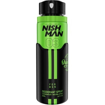 Nishman - 03 Deodorant Spray - Deodorant s rozprašovačem - 200ml