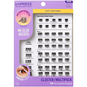 Kiss My Face - imPRESS Pre-glued Cluster Multi 01 - Trsové řasy
