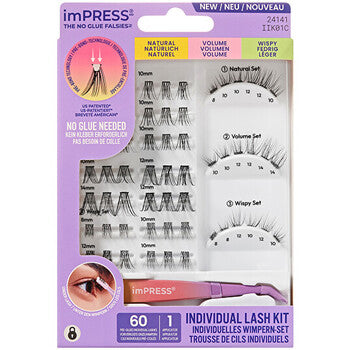 Kiss My Face - imPRESS Individual Lash Kit 01 - Trsové řasy