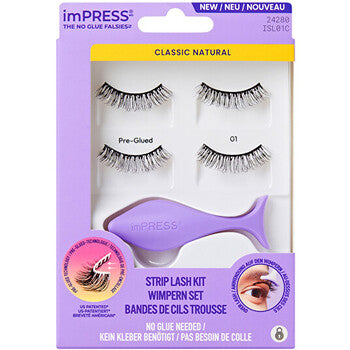 Kiss My Face - imPRESS No Glue Strip Lash 01 - Umělé řasy