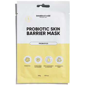 Breakout+aid - Probiotic Skin Barrier Mask - Maska pro posílení pleťové bariéry - 34.0g