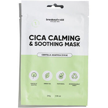 Breakout+aid - Cica Calming & Soothing Mask - Zklidňující maska - 34.0g