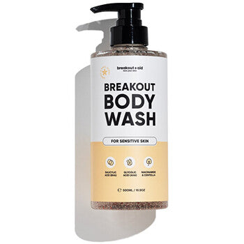 Breakout+aid - Body Wash - Sprchový gel na pokožku se sklonem k akné - 500ml