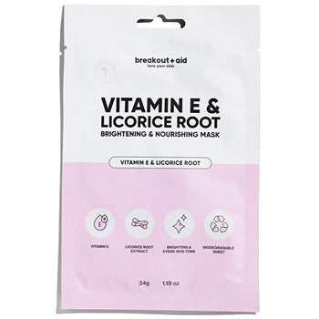Breakout+aid - Brightening & Nourishing Mask - Rozjasňující maska - 34.0g