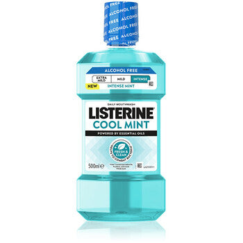 Listerine - Cool Mint Intense Mouthwash - Ústní voda - 500ml