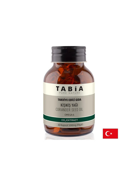 Детокс и добро храносмилане - Масло от семена на кориандър (източник на омега-6), 500 mg х 60 софтгел капсули - Feel You