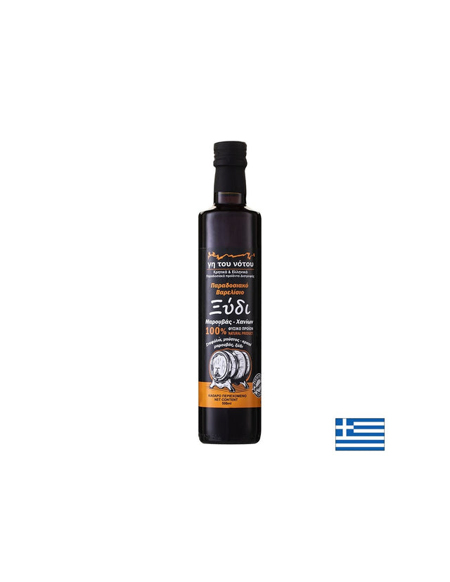 Оцет Марува (6%) от отлежало в дъбови бъчви критско вино „Марува“, 500 ml - Feel You