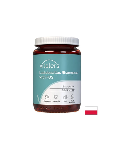 Лактобацилус рамнозус 6 млрд. + пребиотик FOS – Имунна защита и храносмилане, 60 капсули - Feel You