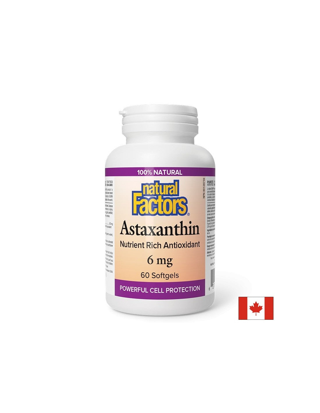 Астаксантин - Мощна антиоксидантна защита за клетките и зрението, 6 mg х 60 софтгел капсули - Feel You