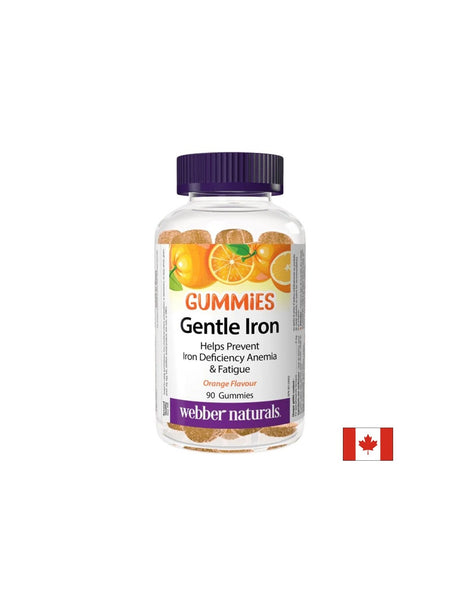 Желязо Гъми 6 mg, 90 желирани таблетки, с вкус на портокал, Webber Naturals - Feel You