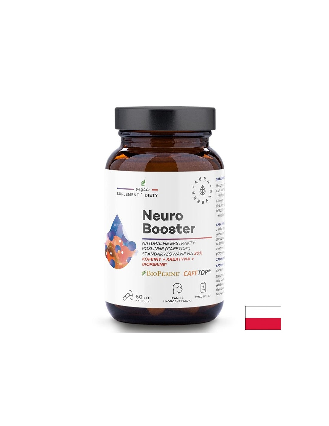 Невро Буустер формула Фокус, енергия и памет 60 капсули - Feel You