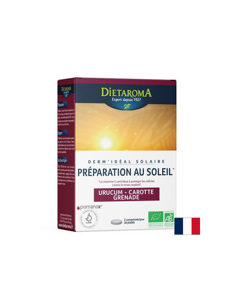 Анато + Морков + Нар – За равномерен тен и подготовка на кожата за слънце, 60 таблетки - Feel You