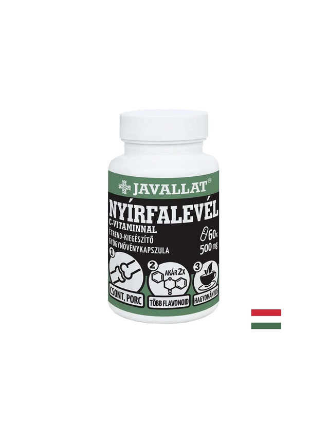 Грижа за кожата и ставите - Бяла бреза (лист) + витамин С, 60 капсули - Feel You