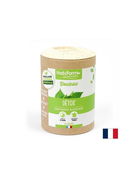 Диуретик и детоксикатор - Екстракт от брезови листа, 60 капсули - Feel You