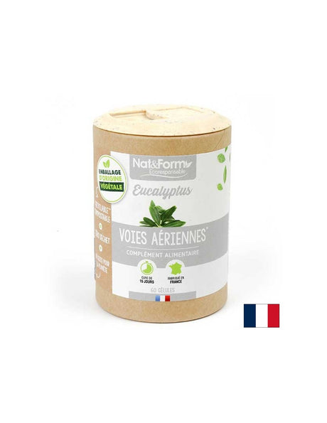 Дихателна система - Евкалипт (лист) Био, 60 капсули - Feel You