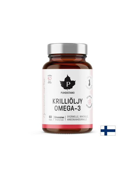 В подкрепа на сърцето и мозъка - Крил (масло), 60 софтгел капсули - Feel You