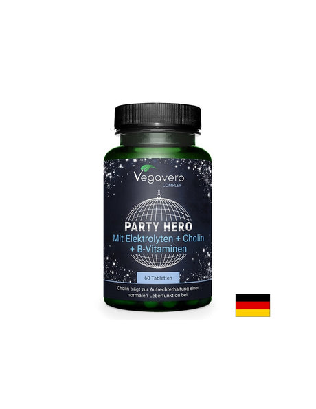 Комплекс от електролити, витамини, минерали и билкови екстракти - При махмурлук и умора, 60 таблетки - Feel You